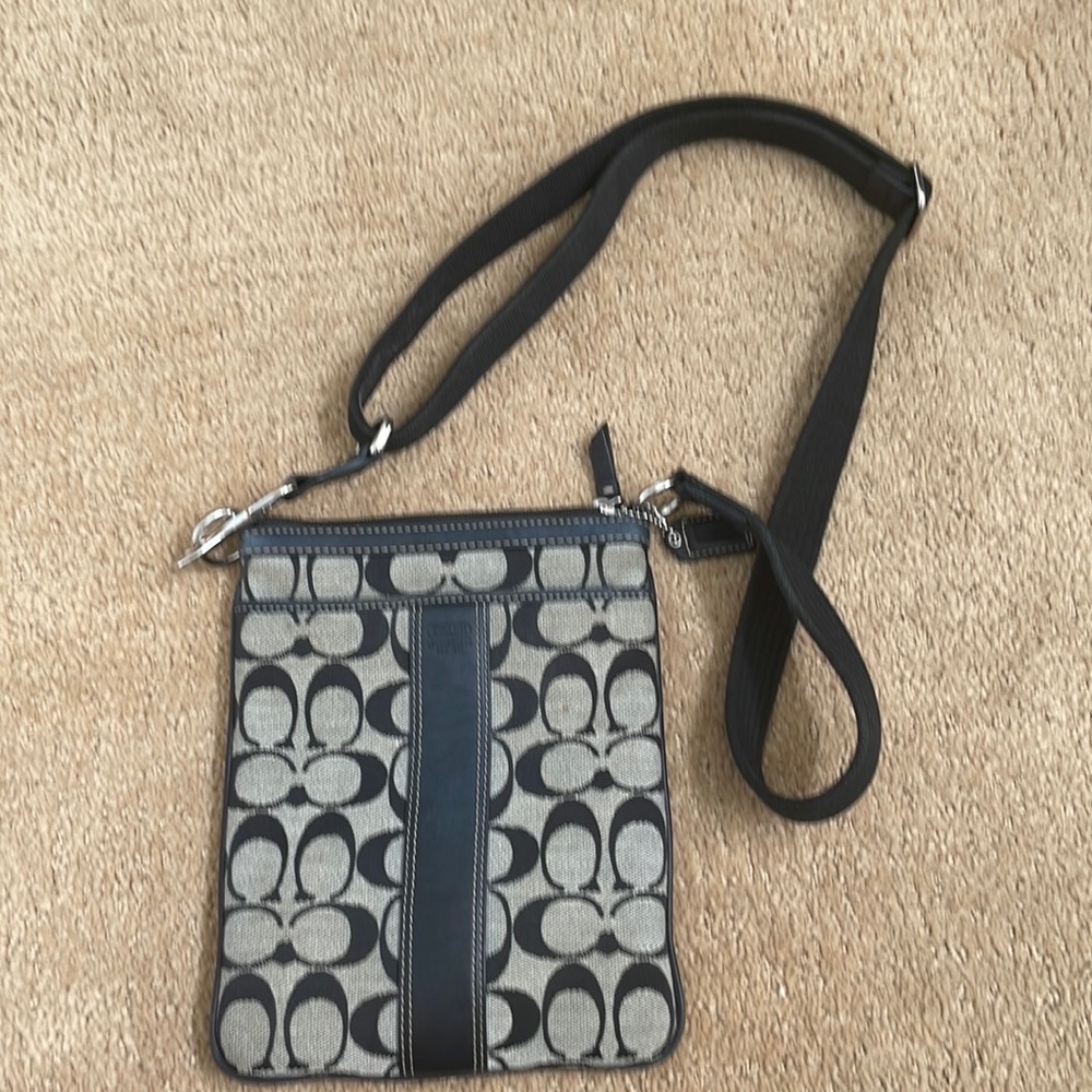 Coach cross body - tiny small stain on front